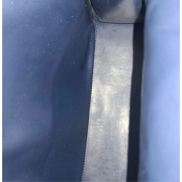 Givenchy [Authentic] NEW Marine Blue Leather 4G Structured Square Shoulder Bag - Picture 9 of 13